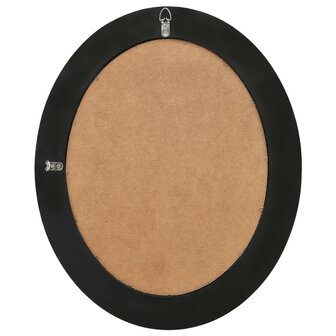 Wandspiegel barok stijl 50x60 cm zwart 5