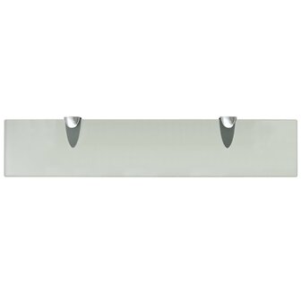 Zwevend schap 50x10 cm 8 mm glas 3