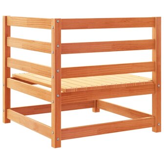 2-delige Loungeset massief grenenhout wasbruin 5