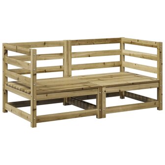 2-delige Loungeset ge&iuml;mpregneerd grenenhout 2