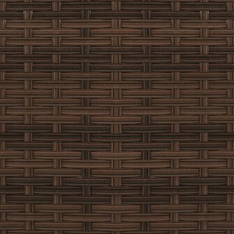 2-delige Loungeset poly rattan bruin 10