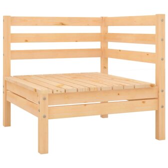 3-delige Loungeset massief grenenhout 2