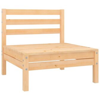 3-delige Loungeset massief grenenhout 5