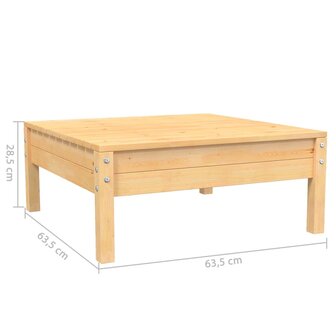 3-delige Loungeset met cr&egrave;mekleurige kussens massief grenenhout 10