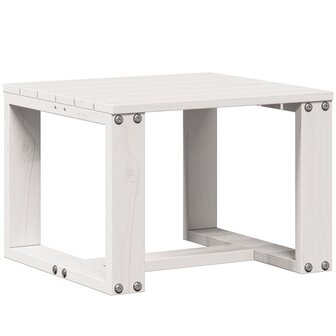 3-delige Loungeset massief grenenhout wit 8