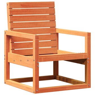 3-delige Loungeset massief grenenhout wasbruin 4
