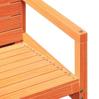 3-delige Loungeset massief grenenhout wasbruin 7