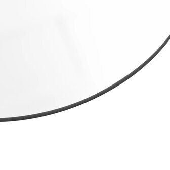 Wandspiegelset rond glas 7-delig 8