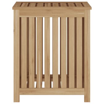 Wasmand 50x35x60 cm massief teakhout 4