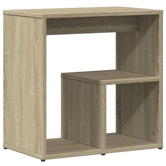 Bijzettafel 50x30x50 cm spaanplaat sonoma eikenkleurig 7