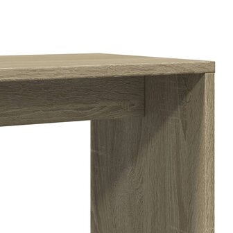 Bijzettafel 50x30x50 cm spaanplaat sonoma eikenkleurig 8