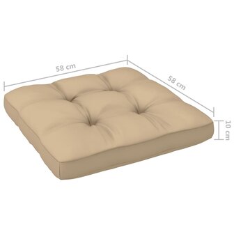 Tuinhocker pallet honingbruin ge&iuml;mpregneerd grenenhout 10