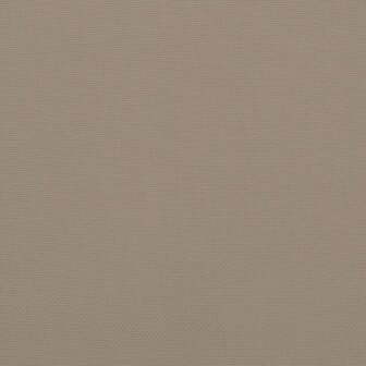 Ligbedkussen 186x58x3 cm oxford stof taupe 9