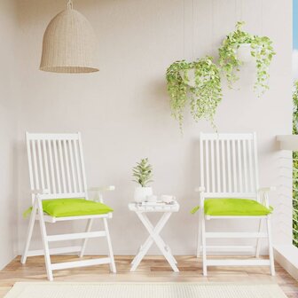 Palletkussens 2 st 50x50x7 cm oxford stof felgroen 4