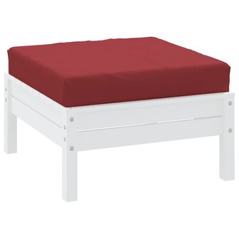 Palletkussen 60x60x8 cm oxford stof wijnrood 3