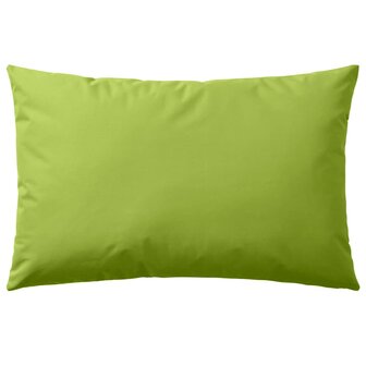 Buitenkussens 60x40 cm appeltjesgroen 2 st 2