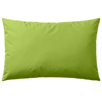 Buitenkussens 60x40 cm appeltjesgroen 4 st 2