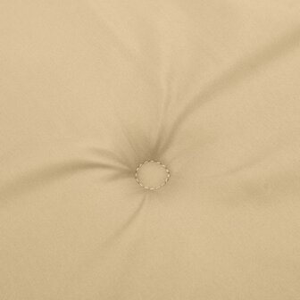 Terrasstoelkussen (75+105)x50x3 cm stof gem&ecirc;leerd beige 7