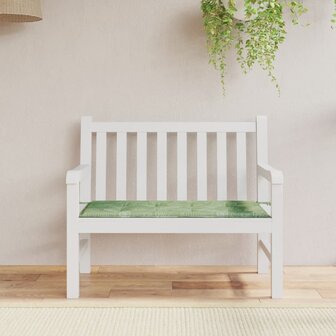 Tuinbankkussen 100x50x3 cm oxford stof bladpatroon 1