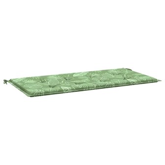 Tuinbankkussen 100x50x3 cm oxford stof bladpatroon 2