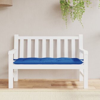 Tuinbankkussen 120x50x7 cm oxford stof blauw 3