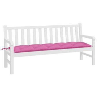 Tuinbankkussen 180x50x7 cm oxford stof roze 3