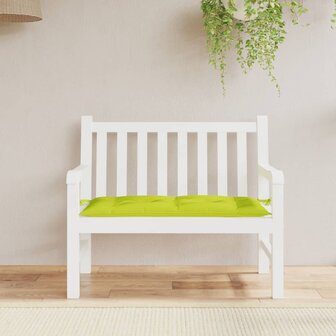 Tuinbankkussen 110x50x7 cm oxford stof heldergroen 1