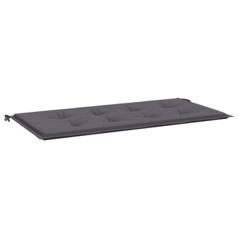 Tuinbankkussen 120x50x3 cm oxford stof antracietkleurig 2
