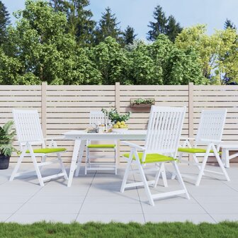 Tuinstoelkussens 4 st 50x50x3 cm oxford stof felgroen 1