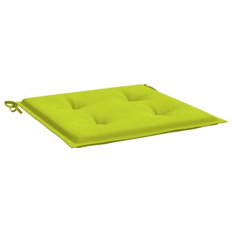 Tuinstoelkussens 4 st 50x50x3 cm oxford stof felgroen 3