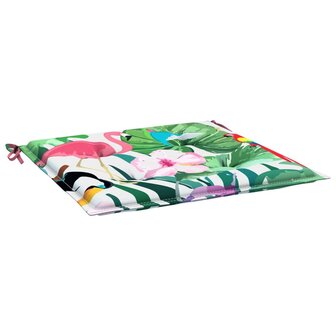 Tuinstoelkussens 2 st 40x40x3 cm stof meerkleurig 4