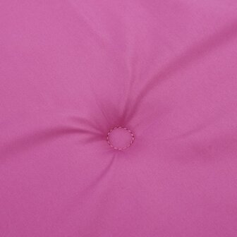 Tuinstoelkussens 2 st 40x40x3 cm stof roze 6
