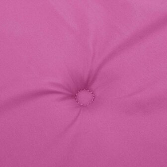 Tuinstoelkussens 4 st 50x50x3 cm stof roze 6