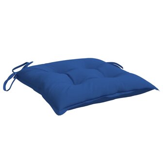 Stoelkussens 2 st 40x40x7 cm oxford stof blauw 4