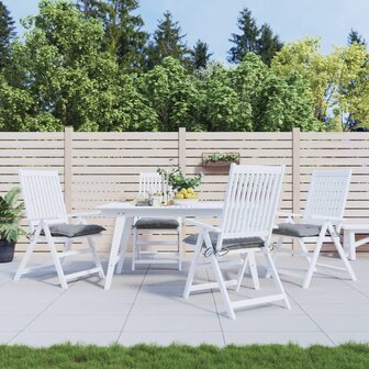 Stoelkussens 4 st 50x50x7 cm oxford stof grijs 1