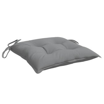 Stoelkussens 4 st 50x50x7 cm oxford stof grijs 4