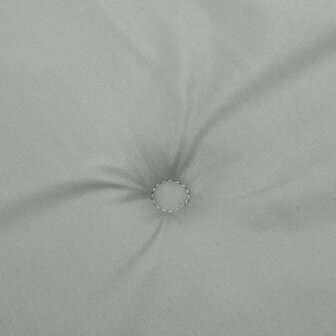 Stoelkussens 2 st lage rug 100x50x4 cm stof lichtgrijs 7