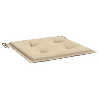 Tuinstoelkussens 2 st 50x50x3 cm oxford stof beige 3