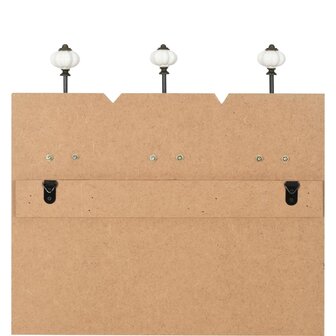 Wandkapstok met 6 haken HOME IS 120x40 cm 7