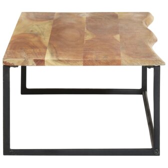 Kapstok met schap 100x35x22 cm massief acaciahout 4