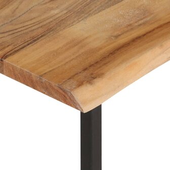 Kapstok met schap 100x35x22 cm massief acaciahout 6