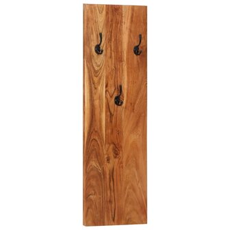 Wandkapstokken 2 st 36x3x110 cm massief acaciahout 10