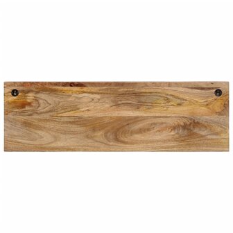 Wandkapstok met 5 haken massief mangohout 3