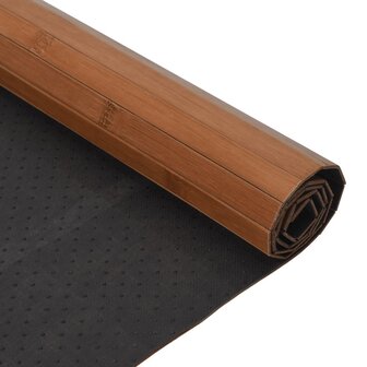 Vloerkleed rechthoekig 60x100 cm bamboe bruin 5