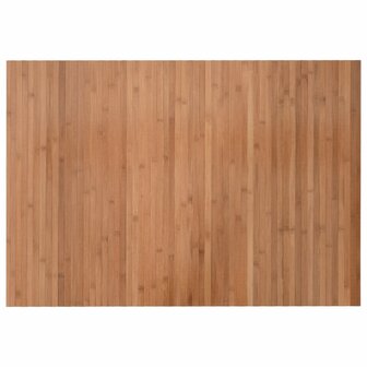 Vloerkleed rechthoekig 70x100 cm bamboe naturel 2