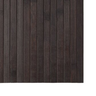 Vloerkleed rechthoekig 70x400 cm bamboe donkerbruin 6