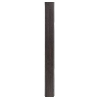 Vloerkleed rechthoekig 70x500 cm bamboe donkerbruin 3