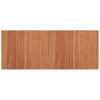 Vloerkleed rechthoekig 80x200 cm bamboe bruin 2
