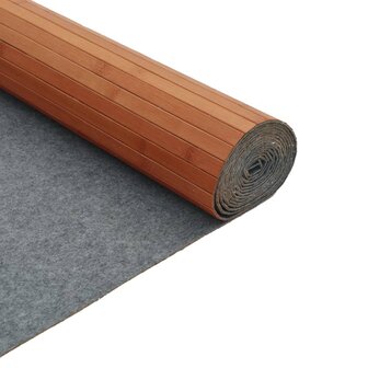 Vloerkleed rechthoekig 80x200 cm bamboe bruin 5
