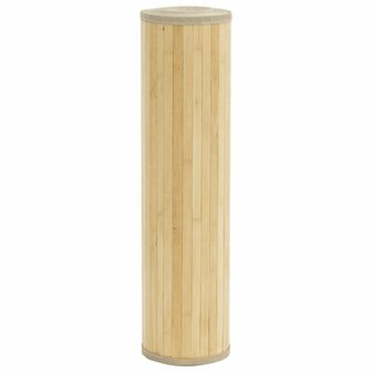 Vloerkleed rechthoekig 60x300 cm bamboe lichtnaturel 3